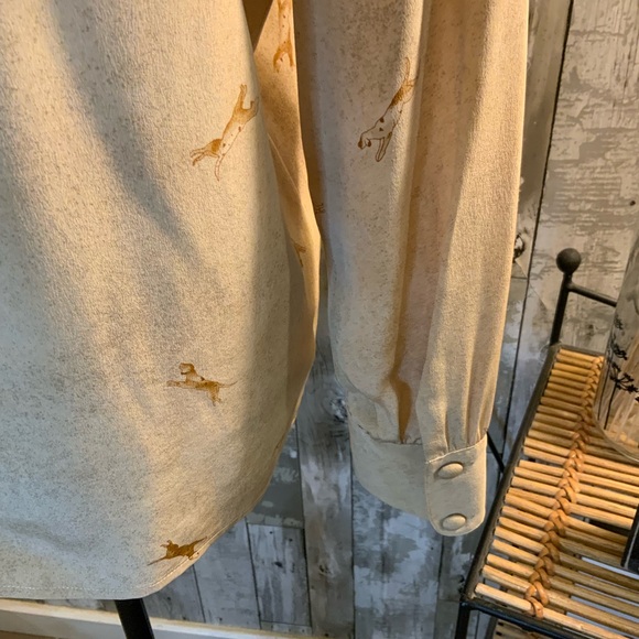 Richie Freeman for TeriJon silhouettes. Silk button down. Size 8 - Picture 5 of 6